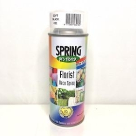 Soft Black Flower Spray Paint 400ml