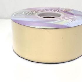 Cream Poly Ribbon 91m