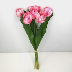 Pink Tulip Bundle 40cm