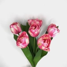 Pink Tulip Bundle 40cm