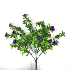 Purple Mini Rose Bush 31cm