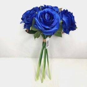 Royal Blue Rose Bundle 33cm