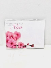 Florist Cards Nan Pink Blossom x 6