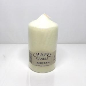 Ivory Chapel Candle 130 70