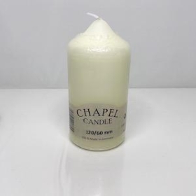 Ivory Chapel Candle 120 60