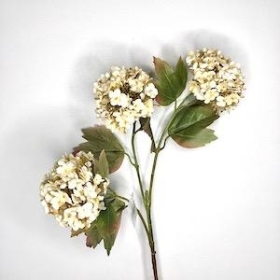 Cream Viburnum Spray 81cm
