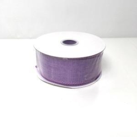 Lilac Burlap Ribbon 38mm