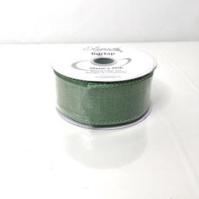 Eucalyptus Burlap Ribbon 38mm