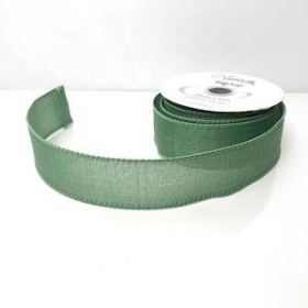 Eucalyptus Burlap Ribbon 38mm