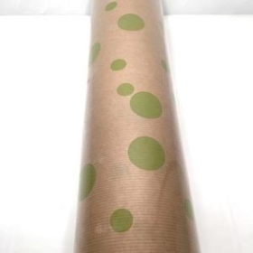 Kraft Paper Green Dot 125m