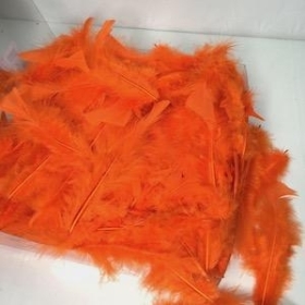 Orange Turkey Feathers 45g