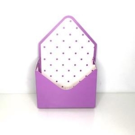 Lilac Envelope Box x 10