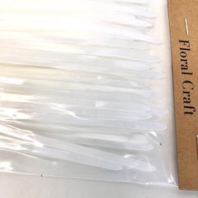 White Cable Ties x 100