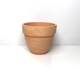 Marble Rounded Terracotta Pot 16cm