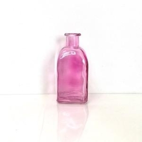 Pink Bottle Vase 14cm
