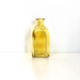 Yellow Bottle Vase 14cm