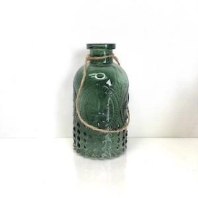 Green Hanging Bottle Vase 13cm