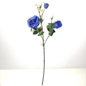 Blue Garden Rose 63cm