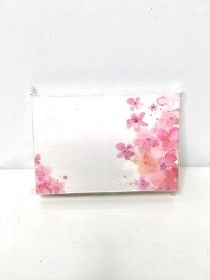 Small Florist Cards Pink Floral