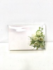 Small Florist Cards White Bouquet
