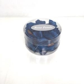 Navy Blue Rose Petals x 150