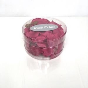 Deep Pink Rose Petals x 150