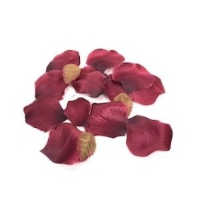 Burgundy Rose Petals x 150