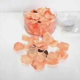 Peach Rose Petals x 150