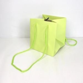 Lime Olympic Hand Tie Bags x 10