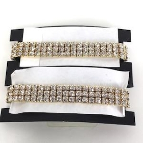 Gold Diamante Bracelet x 2