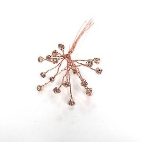 Rose Gold Diamante Spray 4mm