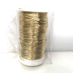 Gold Metallic Reel Wire 100g