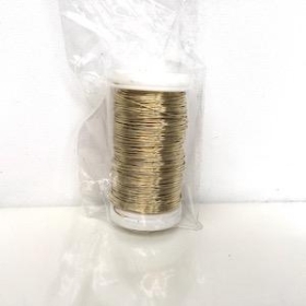 Gold Metallic Reel Wire 100g