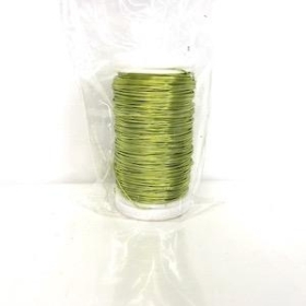 Lime Green Metallic Reel Wire 100g