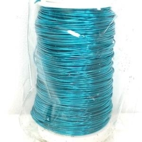 Turquoise Metallic Reel Wire 100g
