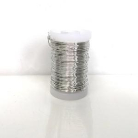 Silver Metallic Reel Wire 100g