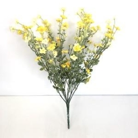 Yellow Blossom And Foliage Bush 43cm