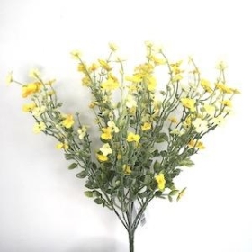 Yellow Blossom And Foliage Bush 43cm