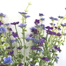 Purple Blossom And Foliage Bush 43cm