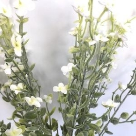 White Blossom And Foliage Bush 43cm