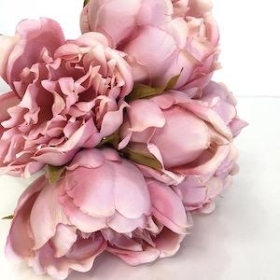 Vintage Pink Peony Bundle 25cm