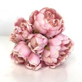 Vintage Pink Peony Bundle 25cm