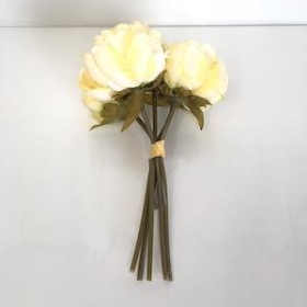 Yellow Peony Bundle 25cm