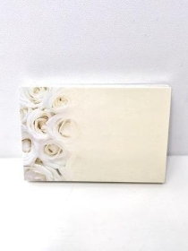 Small Florist Cards Ivory Roses 