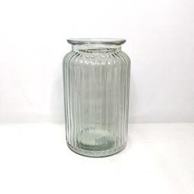 Ribbed Vase 18cm