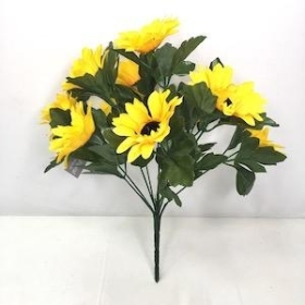 Yellow Sunflower Bush 37cm
