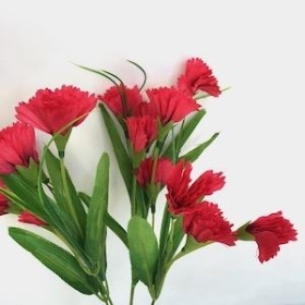 Red Spray Carnation Bush 32cm