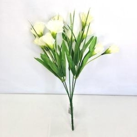 Ivory Spray Carnation Bush 32cm