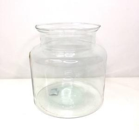 Eco Glass Bottle Vase 19cm