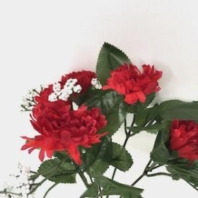  Red Carnation Bush 27cm